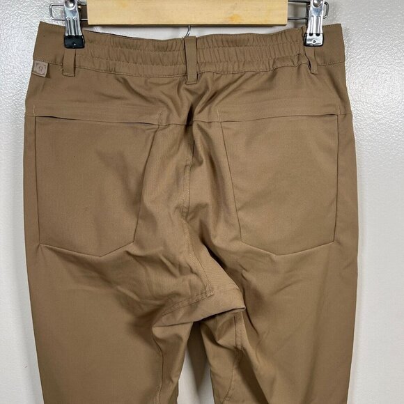 Lululemon Mile View Pant Mens Size 28 Frontier Brown Travel Work Water Repellent - Picture 11 of 12